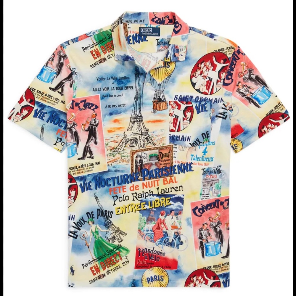 Polo by Ralph Lauren Men's Multicolor Graphic Shirt